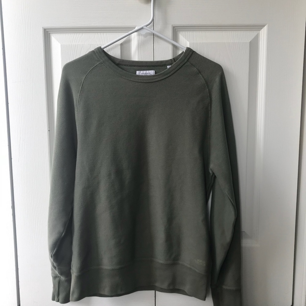 Men’s Saturday’s NYC crewneck long sleeve shirt